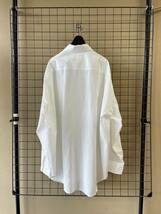 22SAMPLE【MARKAWARE/マーカウェア】ORGANIC GAZA COTTON OVERSIZED SHIRT オーガニックコットン ギザコットン オーバーサイズ シャツ_画像4