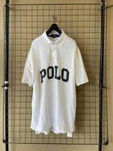 【POLO SPORT RALPH LAUREN/ポロスポーツ ラルフローレン】90s Vintage Big POLO Print Polo Shirt 90年代 ヴィンテージ ポロシャツ_画像1