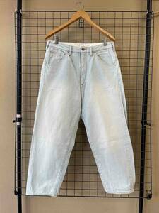 [bukht/bfto]Wide Silhouette Tapered Denim Pants size2 MADE IN JAPAN широкий Silhouette конический Denim Stone woshu