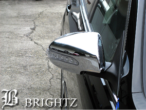 アテンザスポーツワゴン GH5FW GHEFW LEDメッキ サイド ドア ミラー カバー ガーニッシュ ベゼル パネル モール MIR－SID－100