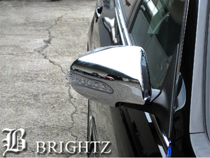 アテンザスポーツワゴン GH5AS LEDメッキ サイド ドア ミラー カバー ガーニッシュ ベゼル パネル モール MIR－SID－100