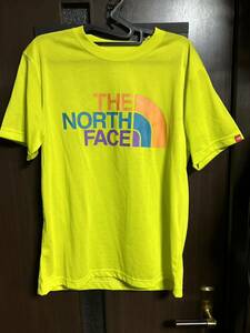 THE NORTH FACE ノースフェイス Tシャツ 半袖Tシャツ ライムイエロー　M 中古美品