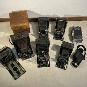 .. камера ROLLEX-PATEN / Megor / Lily / Voigtlander / ZEISS IKON[ Junk ] Classic камера Old камера совместно 