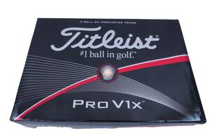 【新品】Titleist(タイトリスト) ゴルフボール 白 1ダース Pro V1x 2015年モデル ゴルフ用品 2404-0468 ゴルフボール