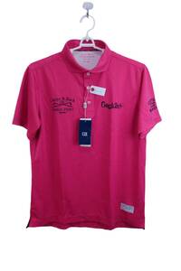 【未使用品】CUTTER&BUCK(カッター＆バック) ポロシャツ ピンク メンズ LL ゴルフ用品 2404-0381 新品