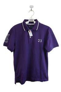 【美品】23区 GOLF(23区ゴルフ) ポロシャツ 紫 メンズ M ゴルフ用品 2405-0114 中古