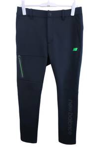 [ прекрасный товар ]New Balance( New balance ) брюки чёрный мужской 4 012-3136003 Golf сопутствующие товары 2405-0217 б/у 