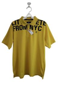 【美品】Munsingwear(マンシングウェア) ポロシャツ 黄 メンズ LL ゴルフ用品 2405-0239 中古