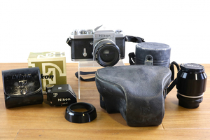 【ケース・レンズ・小物付き】Nikon F フォトミック本体・周辺機器セット ニコン ブラックカラー コレクション コレクター 練習 018FCKFR96