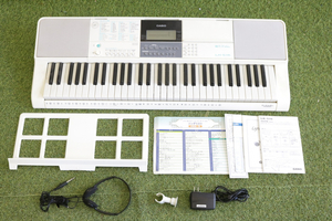 【通電OK/小物付き】CASIO LK-516 光ナビゲーション電子キーボード カシオ 音楽 音質 コレクション コレクター インテリア 003FEMFR21