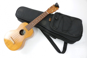 [ soft case * small articles attaching / total length approximately 53.]Famous FS-5 ukulele fei trout Brown color musical performance hobby practice beginner collection 008FEAFR56