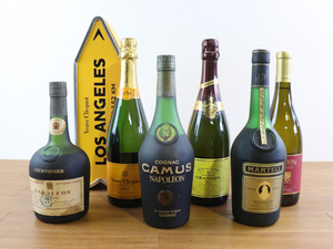 【お酒6点まとめ /未開栓】 CAMUS /VRANKEN /Veuve Clicquot /NEWTON 等 ブランデー シャンパン 等 お酒 古酒 趣味 020JLNFY18