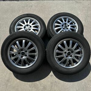 トヨタ プリウス タイヤホイール4本セット 195/65R15インチ6J +43 ブリジストン エコピア NH100