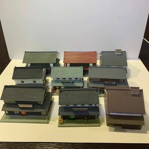  Tommy Tec Japan house shop ×9 piece set structure geo llama N gauge geo kore building collection 