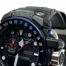 CASIO カシオ 腕時計 GWN-1000B-1BJF ガルフマスター G-SHOCK Gショック ソーラー 電波時計 ブラック 黒 デイデイト メンズ 管理RY24001627_画像8