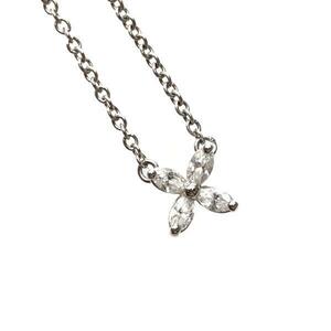 TIFFANY Tiffany creel Tria pendant necklace Mini Pt950 diamond platinum accessory jewelry control RY21004020