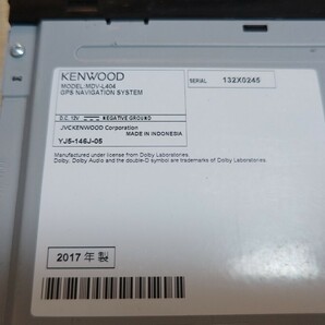 ☆KENWOOD ケンウッド カーナビ MDV-L404 地図更新2023年第2版(2024春版最新)オービスデータ(最新) 2017年製 ワンセグ DVD SD録音の画像3