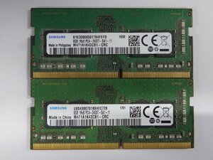 DDR4 memory SAMSUNG PC4-19200(2400T) 8GB×2 sheets total 16GB free shipping Z0317