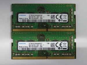 DDR4メモリ SAMSUNG PC4-19200(2400T) 8GB×2枚 計16GB 送料無料 Z0314