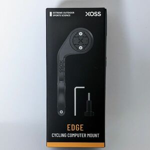 アウトフロントマウント XOSS EDGE■GARMIN、iGPSPORT、COOSPO等互換 ライト＆サイクルコンピューターマウント