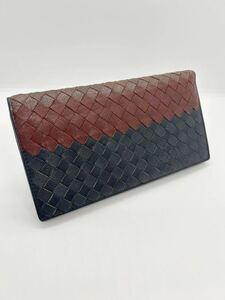 1円 BOTTEGA VENETA ボッテガヴェネタ イントレチャート 長財布 