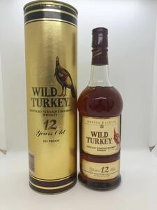 1円 ワイルドターキー 12年 旧ボトル WILD TURKEY ビヨンド デュプリケーション バーボン ウイスキー 古酒 750ml 50.5° 未開栓