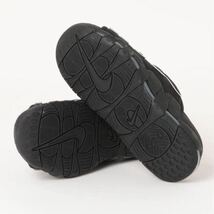 26cm　新品タグ付き★NIKE ナイキ AIR MORE UPTEMPO SLIDE エア モア アップテンポ スライド BLACK/WHITE 黒_画像6