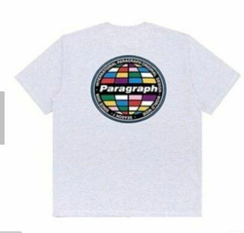 新品　Tシャツ メンズ Paragraph　パラグラフモザイクカラー アースロゴ ハーフスリーブT/No.07/22SS