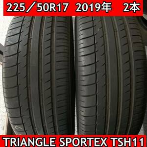 225/50/r17 94w TRIANGLE SPORTEX 17インチ　2019年×2本　室内保管 夏タイヤ BMW x1