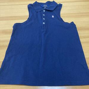  Polo Ralph Lauren no sleeve 140 POLO navy blue color navy 