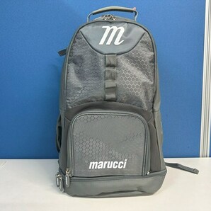marucci マルーチ 野球 ベースボールバッグ バックパック MBF5BP2 グレー バット二本収納可 の画像1