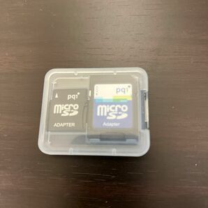 PQI microSDカード 2GB SDカードアダプタ付