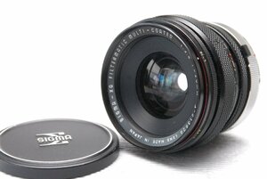 Canon キャノン FDマウント専用 SIGMA製 28mm MF 単焦点高級ワイドレンズ 1:2.8 超希少・作動品