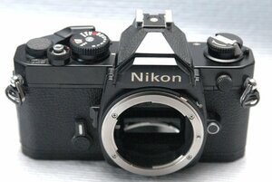 （綺麗）Nikon ニコン人気の高級一眼レフカメラ FM（黒）ボディ 希少な作動品 （腐食なし）