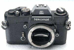 Nikon ニコン Nikomat 昔の高級一眼レフカメラ EL（黒）ボディ 希少な作動品（腐食なし）
