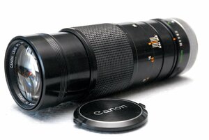 Canon キャノン 純正FD 100-300mm 高級望遠ズームレンズ 1:5.6 希少な作動品