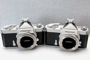 Nikon Nikon former times high class single‐lens reflex camera Nikomat( FT-N body + FT-N body ) 2 pcs together operation goods ( corrosion none )