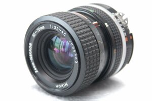 Nikon Nikon original NIKKOR 35-70mm MF zoom lens (MACRO) working properly goods (Ai)