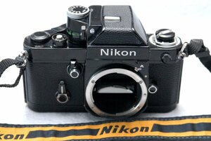 Nikon Nikon high class single‐lens reflex camera F2( black ) body + photo mik finder A(DP-11 attaching ) rare operation goods ( corrosion less )