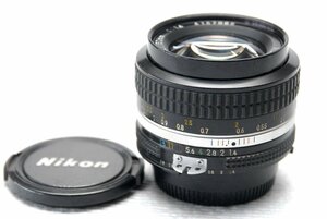 Nikon Nikon original NIKKOR 50mm MF high class single burnt point lens 1:1.4 (Ai) rare * working properly goods 