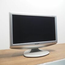 【中古】TB05-004/液晶テレビ/19V/SHARP/シャープ/LC-H1851/地上デジタル/シンプルデザイン/モニターに/純正リモコン付属/訳あり特価品_画像3