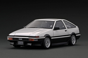 *IG 1/18 Toyota Sprinter Trueno |Toyota Sprinter Trueno 3Dr GT Apex (AE86) White/Black[IG3282]