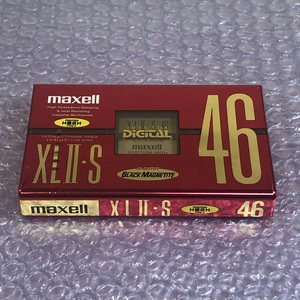 即決 未開封 maxell XLII-S 46(E) 防湿庫保管 新品 カセットテープ ハイポジ ハイポジション 日立マクセル オーディオカセットテープ
