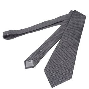  genuine article superior article # Christian Dior # necktie / Logo / gray / Italy made /358302