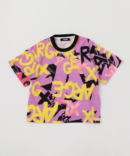 新品エクストララージXLARGE KIDS WEB限定 ロゴ総柄半袖Tシャツ100cm