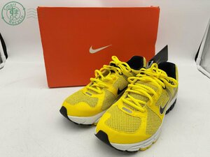 2405600033　▲ 未使用品 NIKE ナイキ ZOOM STRUCTURE 15 エアズームストラクチャー 26.5cm イエロー スニーカー 靴 運動 タグ 箱付き