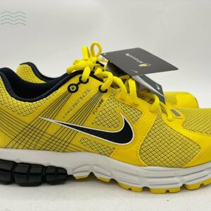 2405600033 ▲ 未使用品 NIKE ナイキ ZOOM STRUCTURE 15 エアズームストラクチャー 26.5cm イエロー スニーカー 靴 運動 タグ 箱付きの画像3