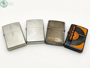 2404604859　△ ZIPPO ジッポー ジッポ ライター 4点 まとめ売り ブラック シルバー 喫煙グッズ 着火未確認 ジャンク品