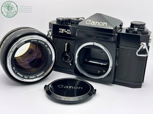 2405600100　▼1円スタート★Canon キヤノン F-1 ボディ LENS FD 55mm 1:1.2 マニュアルフォーカス レンズ 一眼レフカメラ 通電確認済