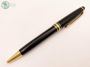 2405600201　△ MONTBLANC モンブラン ボールペン MEISTERSTUCK マイスターシュテュック ブラック×ゴールド 文房具 筆記確認済み 中古